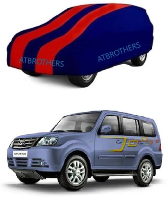 ATBROTHERS Car Cover For Tata Sumo Grande MKII Turbo 2.0 EX (Without Mirror Pockets)(Blue, Red)