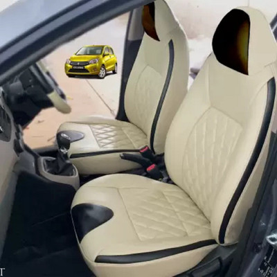 autodesign PU Leather Car Seat Cover For Maruti Celerio(Fixed Head Rest, Split Back Seat, Without Back Seat Arm Rest, 5 Seater, 2 Back Seat Head Rests)
