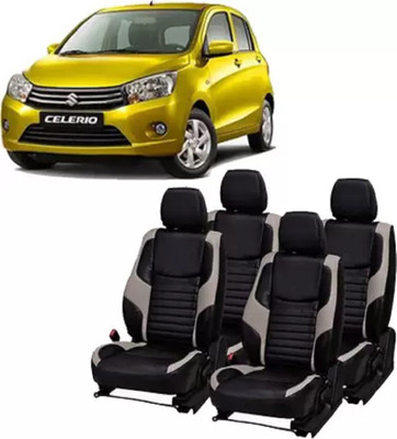 autodesign PU Leather Car Seat Cover For Maruti Celerio(Fixed Head Rest, Split Back Seat, Without Back Seat Arm Rest, 5 Seater, 2 Back Seat Head Rests)