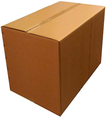 K K Industrial Corrugated Cardboard, Paper, Craft Paper Packaging Box(Pack of 2 Brown)