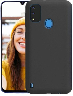 COVERBLACK Back Cover for Itel Vision 2S(Black, Dual Protection, Pack of: 1)