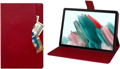 realtech Flip Cover for Samsung Galaxy Tab S6 Lite 10.4 inch(Red, Dual Protection, Pack of: 1)