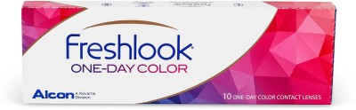 Alcon Daily Disposable(0, Colored Contact Lenses, Pack of 10)