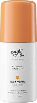 Chemist at Play Under Arm Roll On Fragrance Free with Essential Ceramides Deodorant Roll-on - For Men & Women(40 ml)