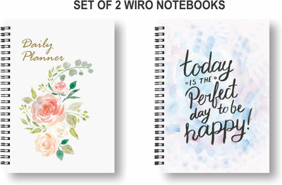 Papco Planner A5 Planner Ruled 144 Pages(Multicolor, Pack of 2)