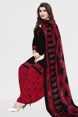VERCO Crepe Printed Salwar Suit Material