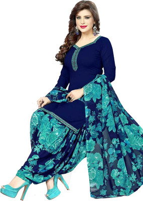 YASHIKA Crepe Printed Salwar Suit Material