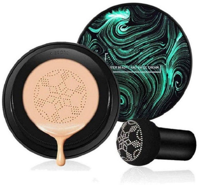 lintip Mushroom Head Make up Air Cushion BB Cream Waterproof Liquid Moisturizer Foundation(Biege, 20 ml)