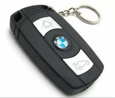 VIOVI BMW_01 BMW Keychain Shape Windproof and Refillable Cigarette Lighter With LED Light Pocket Lighter(Black)