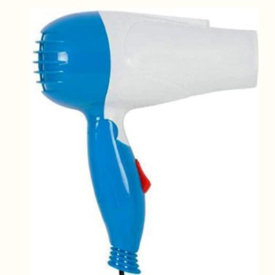JAMMY ZONES Professional Folding Salon Style N1290 Hair Dryer With 2 Speed Control G14 Hair Dryer(1000 W, Blue)