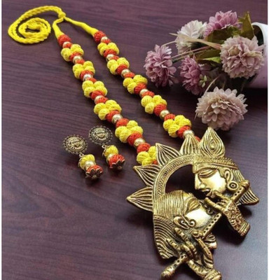 debasrees Fabric Gold Jewellery Set(Pack of 1)