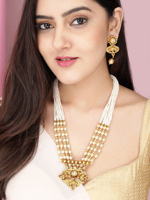 RUBANS Alloy Gold-plated Gold Jewellery Set(Pack of 1)