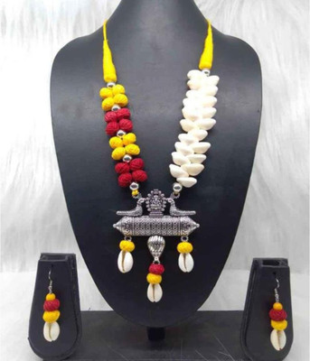 DebasreesMayank Fabric Multicolor Jewellery Set(Pack of 1)