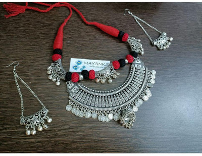 debasrees Fabric Gold Jewellery Set(Pack of 1)