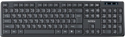 Intex IT-KB333/Corona G Wired USB Multi-device Keyboard(Black)