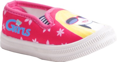BUNNIES Girls Slip on Sneakers(Pink)