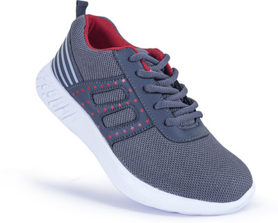 LIBERTY Boys & Girls Lace Running Shoes(Grey, 5-5.5 years)