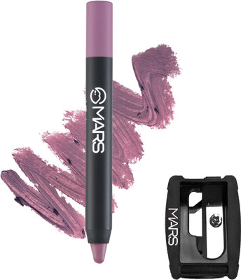 MARS Long Lasting Won't Smudge proof Budge Matte Lip Crayon with Sharpner(I Am Fearless - 16, 3.5 g)
