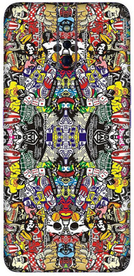 FCS Oppo F11 Pro Mobile Skin(Multi Color Vinyl Back Skin)