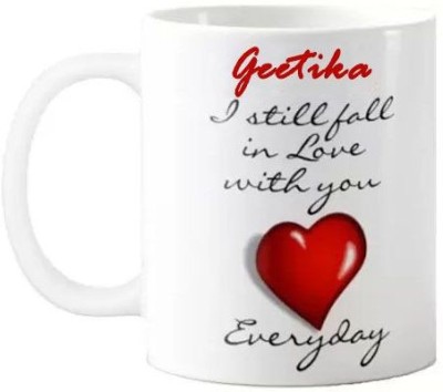 Exocticaa Love You Geetika Romantic Quotes 001 Ceramic Coffee Mug(325 ml)