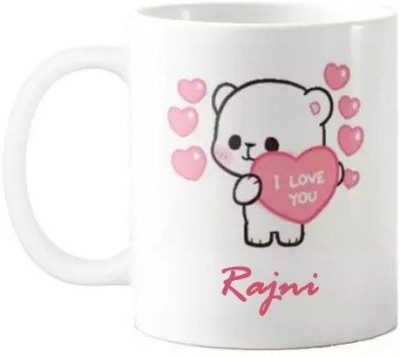 GNS Love You Rajni Romantic Quotes 067 Ceramic Coffee Mug(325 ml)