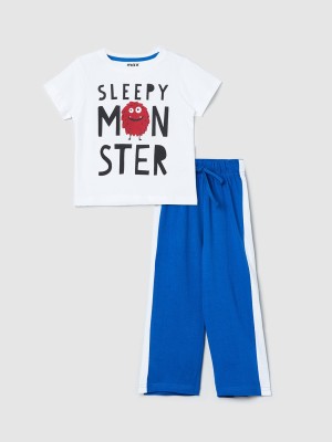 MAX Boys Printed Multicolor Top & Pyjama Set