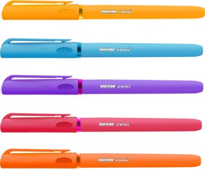 Win Zest 40 Blue Pens|0.7mm Tip|Smooth Writing|School & Office Ball Pen(Pack of 40, Blue)