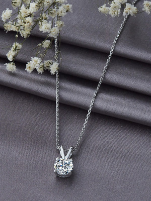 Qyuri Silver Diamond, Zircon Stainless Steel