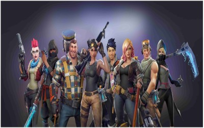 Fortnite Flex Poster For Room Mo-1694 Photographic Paper(18 inch X 24 inch, Rolled)