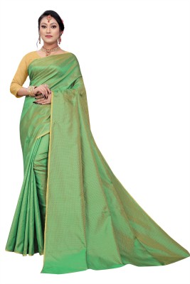 Suvi Fashion Self Design Patola Jacquard Saree(Multicolor)