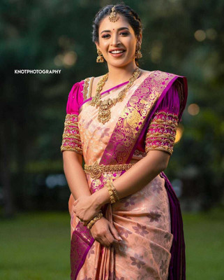 DWIM ENTERPRISE Woven Banarasi Pure Silk Saree(Multicolor)