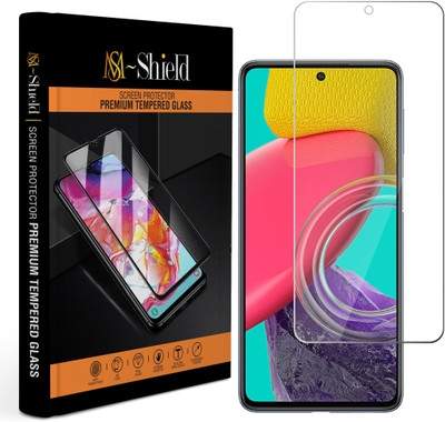 MS-Shield Impossible Screen Guard for Samsung Galaxy M53 5G, Clear Plastic Film Screen Protector (NOT Glass)(Pack of 1)