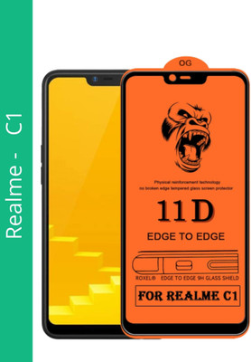 NEASH Edge To Edge Tempered Glass for Realme C1(Pack of 1)