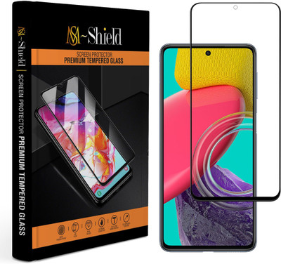 MS-Shield Edge To Edge Tempered Glass for Samsung Galaxy M53 5G(Pack of 1)
