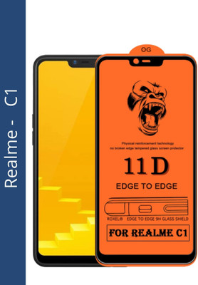 NEASH Edge To Edge Tempered Glass for Realme C1(Pack of 1)