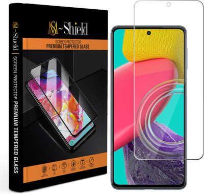 MS-Shield Impossible Screen Guard for Samsung Galaxy M53 5G, Clear Plastic Film Screen Protector (NOT Glass)(Pack of 1)