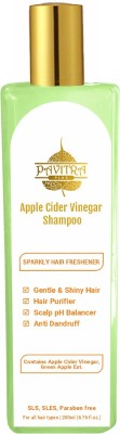 PavitraPlus Apple Cider Vinegar Shampoo for Smooth & Shiny Hair, Reduces Hair fall, Dandruff(200 ml)