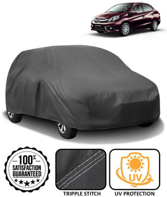 AutoRetail Car Cover For Honda Amaze (Without Mirror Pockets)(Grey)