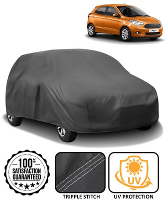 AutoRetail Car Cover For Ford Figo (Without Mirror Pockets)(Grey)