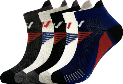 Winget Men & Women Solid Ankle Length(Pack of 5)