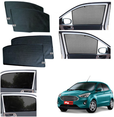 WolkomHome Side Window Sun Shade For Ford Aspire(Black)