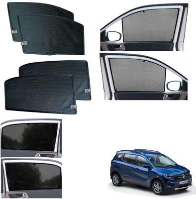 WolkomHome Side Window Sun Shade For Renault Triber(Black)