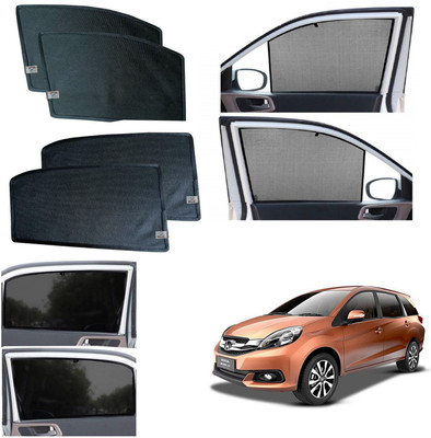 WolkomHome Side Window Sun Shade For Honda Mobilio(Black)
