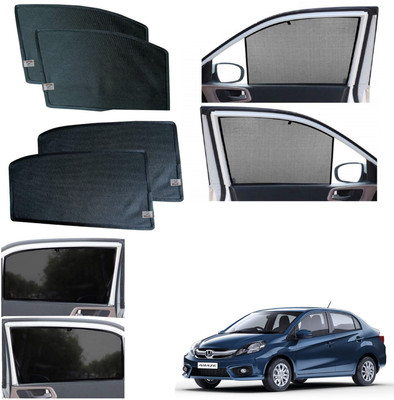 WolkomHome Side Window Sun Shade For Honda Amaze(Black)