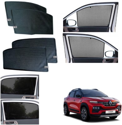 WolkomHome Side Window Sun Shade For Renault Kiger(Black)