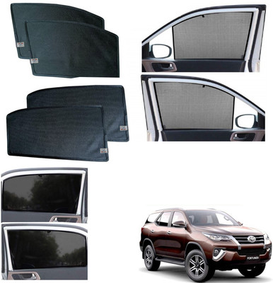 WolkomHome Side Window Sun Shade For Toyota Fortuner(Black)