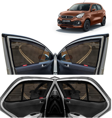Kingsway Side Window Sun Shade For Maruti Suzuki Celerio(Black)