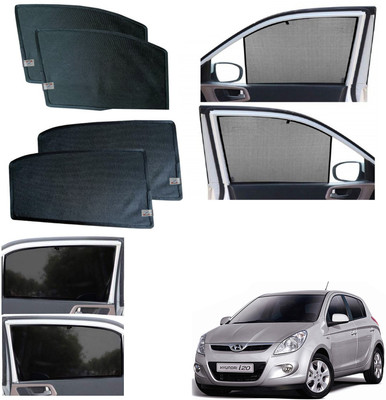 WolkomHome Side Window Sun Shade For Hyundai i20(Black)