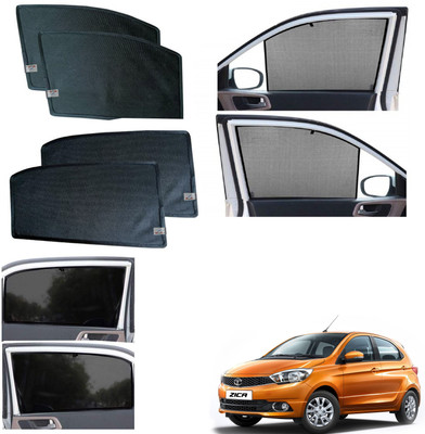 WolkomHome Side Window Sun Shade For Tata Zica(Black)