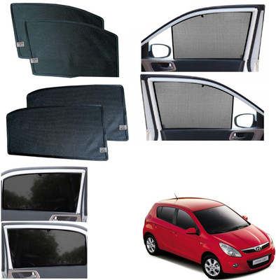WolkomHome Side Window Sun Shade For Hyundai i20(Black)
